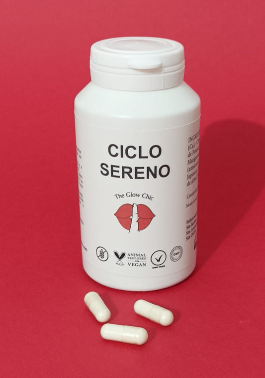 balance equilibrio hormonal mujer the glow chic mujeres menstruación ciclo sereno complemento alimenticio natural vegano regulador hormonales